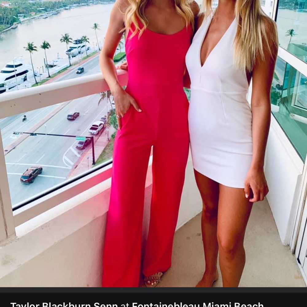 Pink jumpsuit
